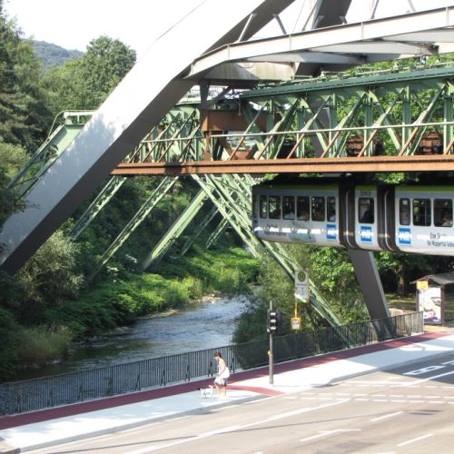 Die weltbekannte Schwebebahn
